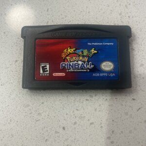 Pokemon Pinball Ruby & Sapphire (Gameboy Advance GBA, 2003) Authentic Tested